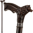 Handmade Wolf Fenrir Walking Cane with Solid Wood Shaft-Classy Walking Canes