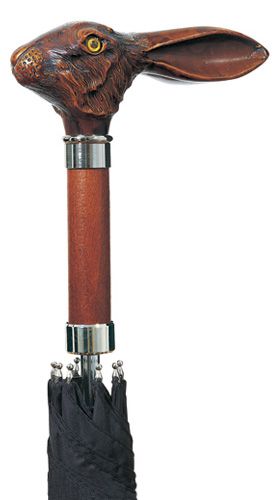Jack The Rabbit Umbrella Walking Stick in Black – Classy Walking Canes