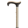 Ladies Derby Handle with Adjustable Shaft in Champagne-Classy Walking Canes