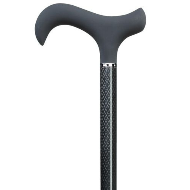 Ladies Triple Wound Design in Ultra Light Carbon-Classy Walking Canes