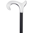 Men's Chrome Ergonomic Derby Handle-Classy Walking Canes