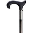 Men's Soft Touch Derby Handle in Black-Classy Walking Canes