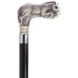 Running Horse with Black Shaft in Antique Scrimshaw-Classy Walking Canes