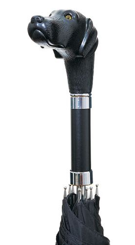 Scout Umbrella Walking Stick in Black-Classy Walking Canes