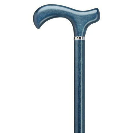 Stone Washed Blue Walking Cane-Classy Walking Canes