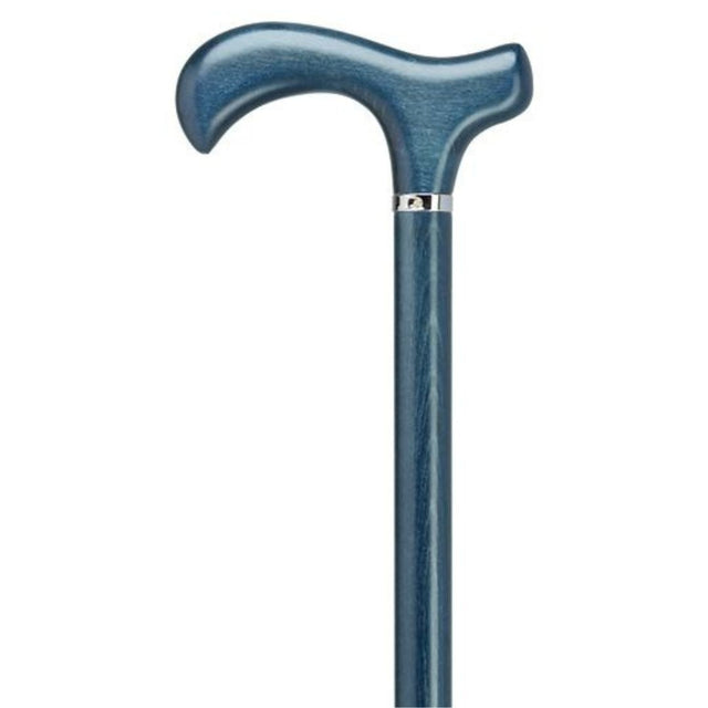 Stone Washed Blue Walking Cane-Classy Walking Canes