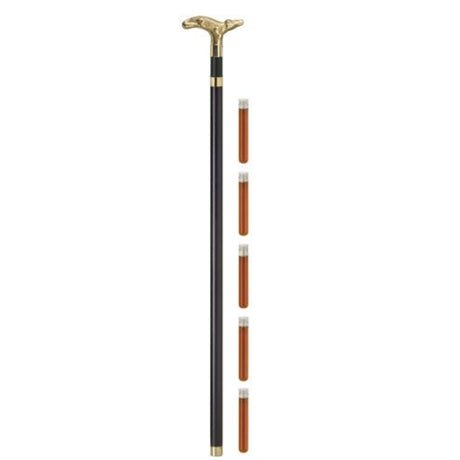 Straight Brandy Walking Cane with Alligator Handle-Classy Walking Canes