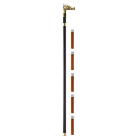 Straight Brandy Walking Cane with Horse Head Handle-Classy Walking Canes