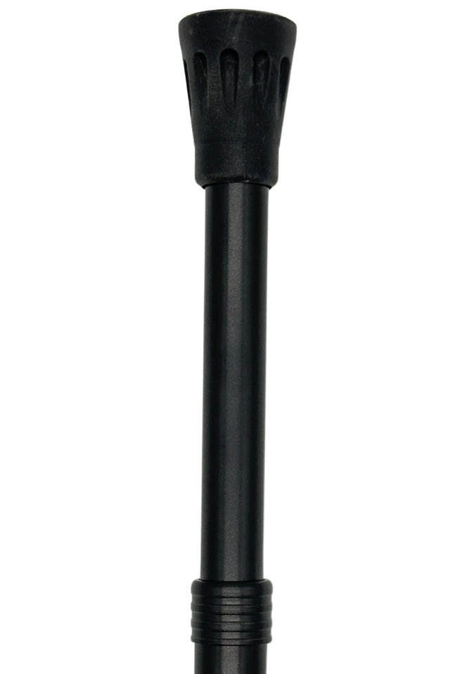 Tall Adjustable Classy Cane in Black-Silver 31" to 38"-Classy Walking Canes