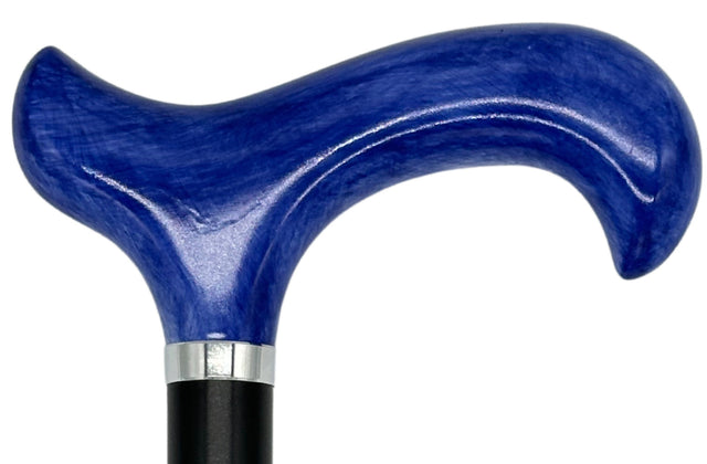 Tall Adjustable Classy Cane in Blue 31" to 38"-Classy Walking Canes
