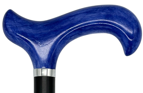 Tall Adjustable Classy Cane in Blue 31" to 38"-Classy Walking Canes