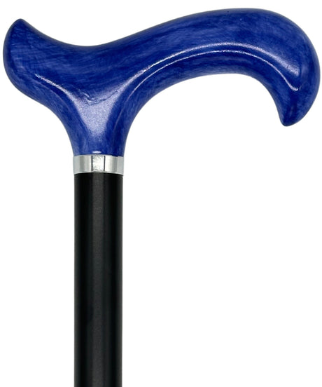 Tall Adjustable Classy Cane in Blue 31" to 38"-Classy Walking Canes
