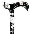 The Japanese White Floral Cane Elegant and Refined-Classy Walking Canes