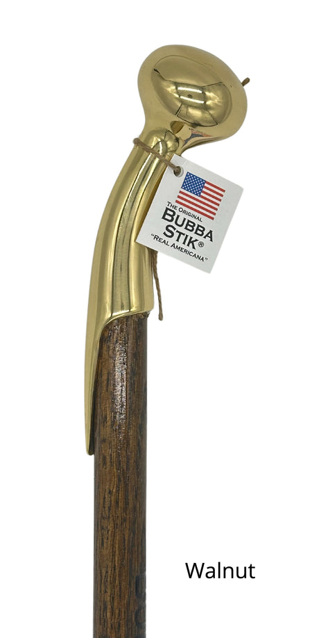 The Original Bubba Stick Brass 39 inches-Classy Walking Canes