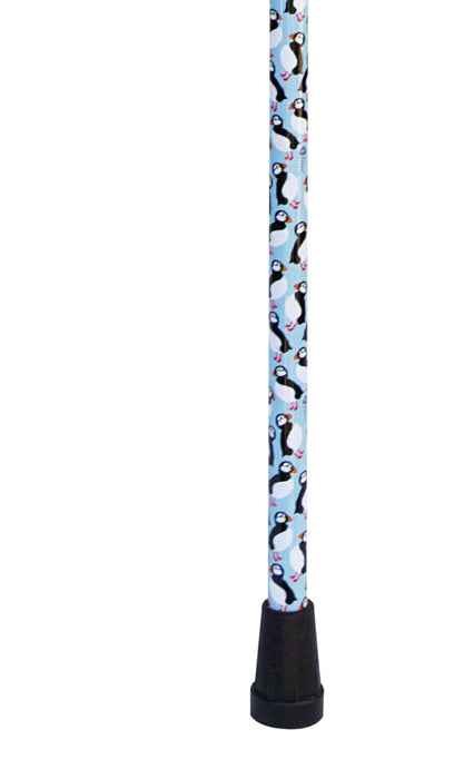 Adjustable Fashionable Puffins-Classy Walking Canes