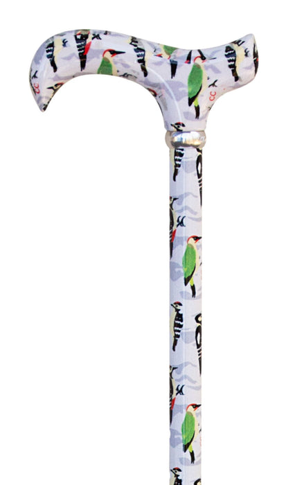 Adjustable Fashionable British Woodpeckers-Classy Walking Canes