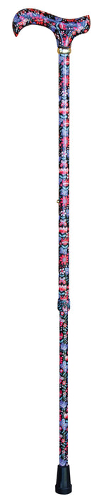 Adjustable Fashionable Folk Flowers Design-Classy Walking Canes