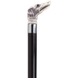 Whippet with Black Shaft in Antique Scrimshaw-Classy Walking Canes