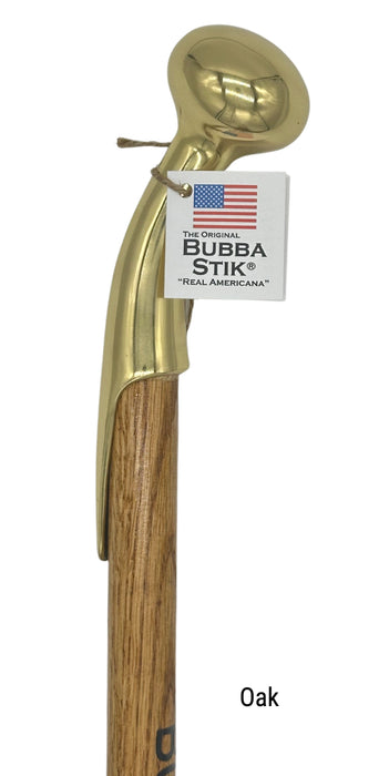 The Original Bubba Hiking Staff Brass 52 inches-Classy Walking Canes
