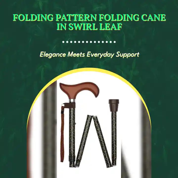 Folding Pattern Folding Cane in Swirl Leaf by@Outfy