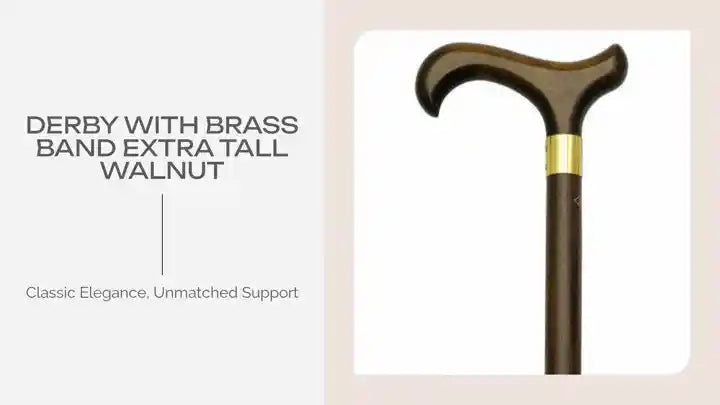 Derby with Brass Band Extra Tall Walnut by@Outfy