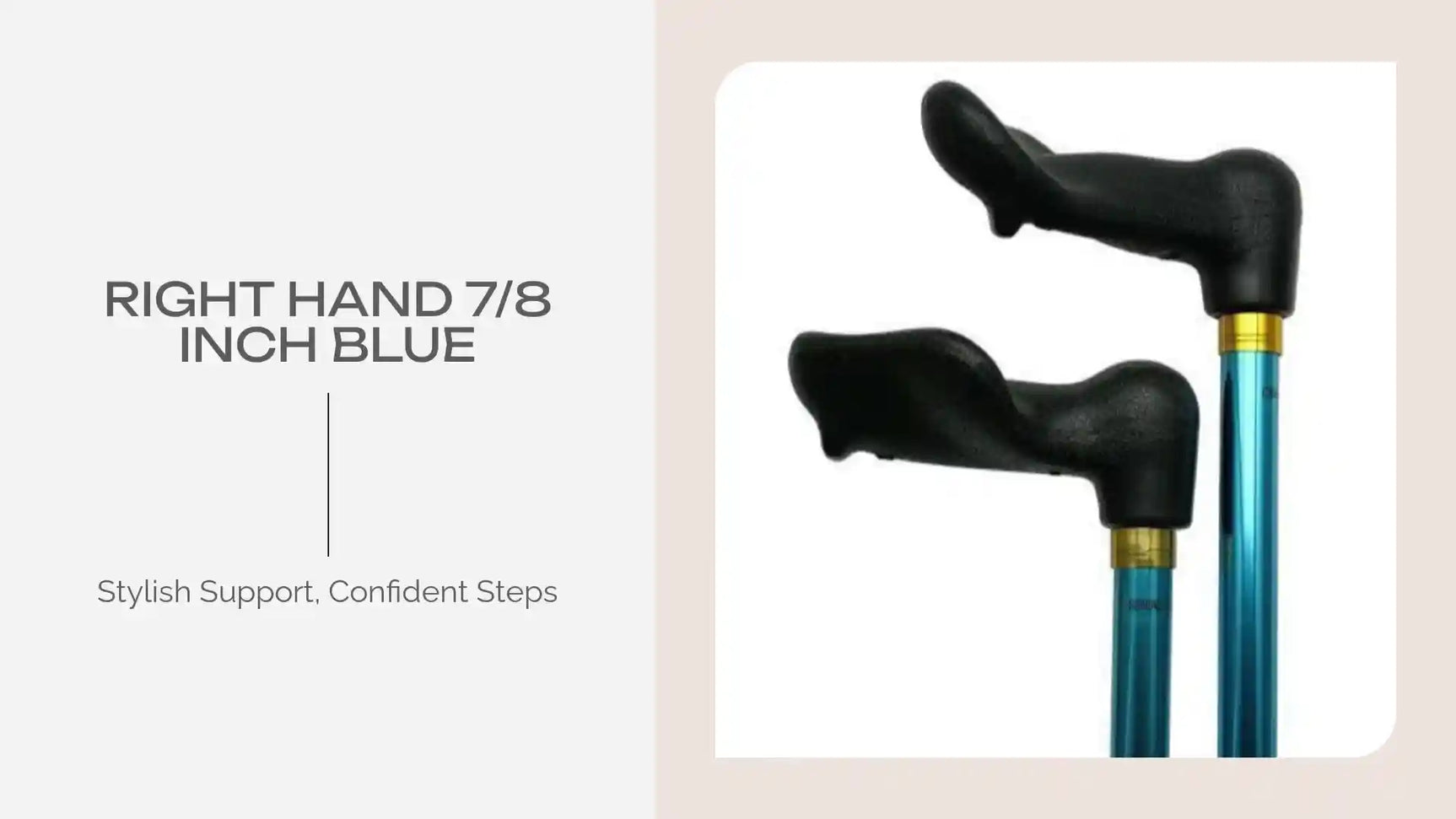 Right Hand 7/8 inch Blue by@Outfy