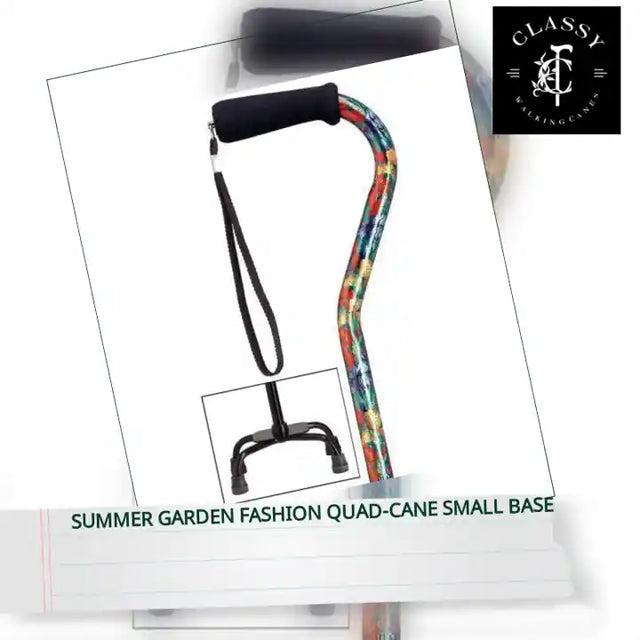 Summer Garden Fashion Quad-Cane Small Base by@Outfy