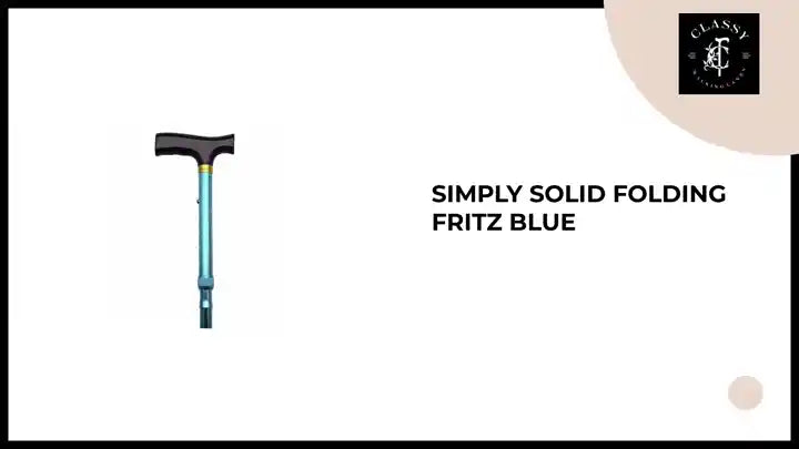 Simply Solid Folding Fritz Blue by@Outfy