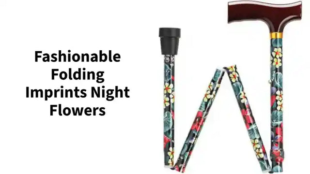 Fashionable Folding Imprints Night Flowers by@Outfy