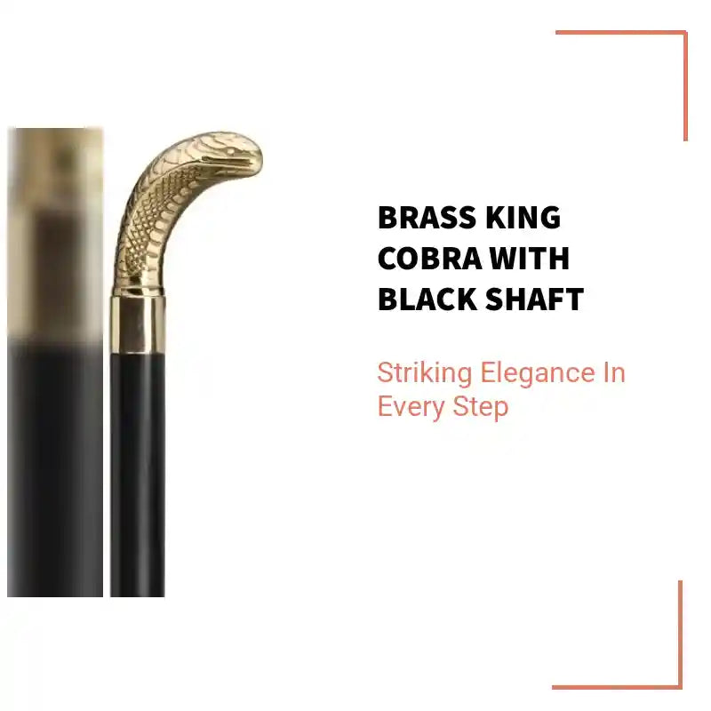 Brass King Cobra with Black Shaft by@Outfy