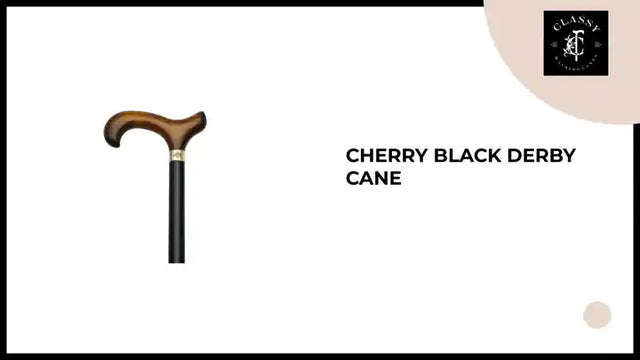 Cherry Black Derby Cane by@Outfy