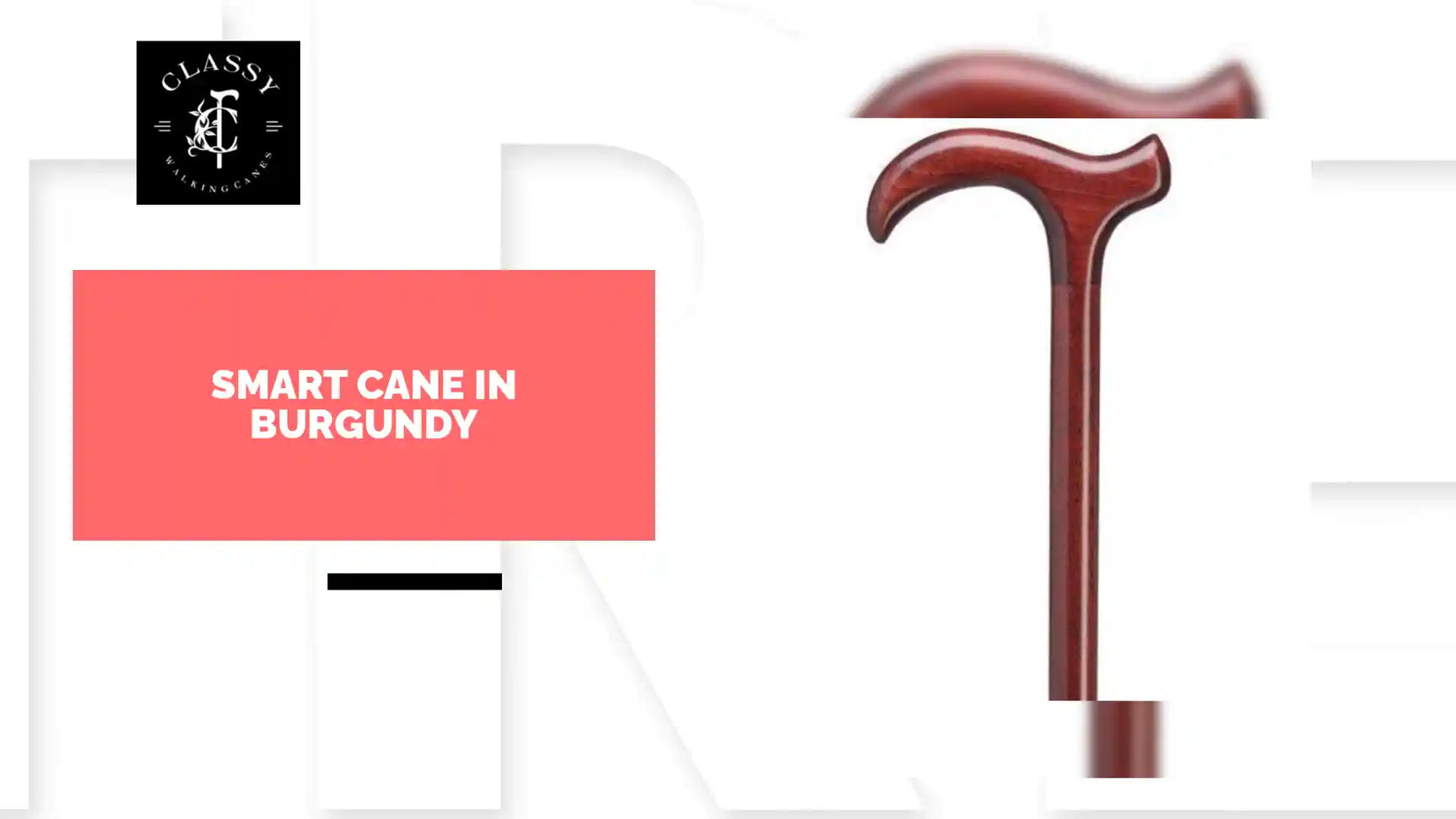 Smart Cane in Burgundy by@Outfy