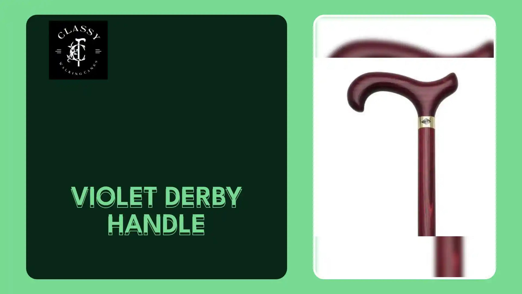 Violet Derby Handle by@Outfy