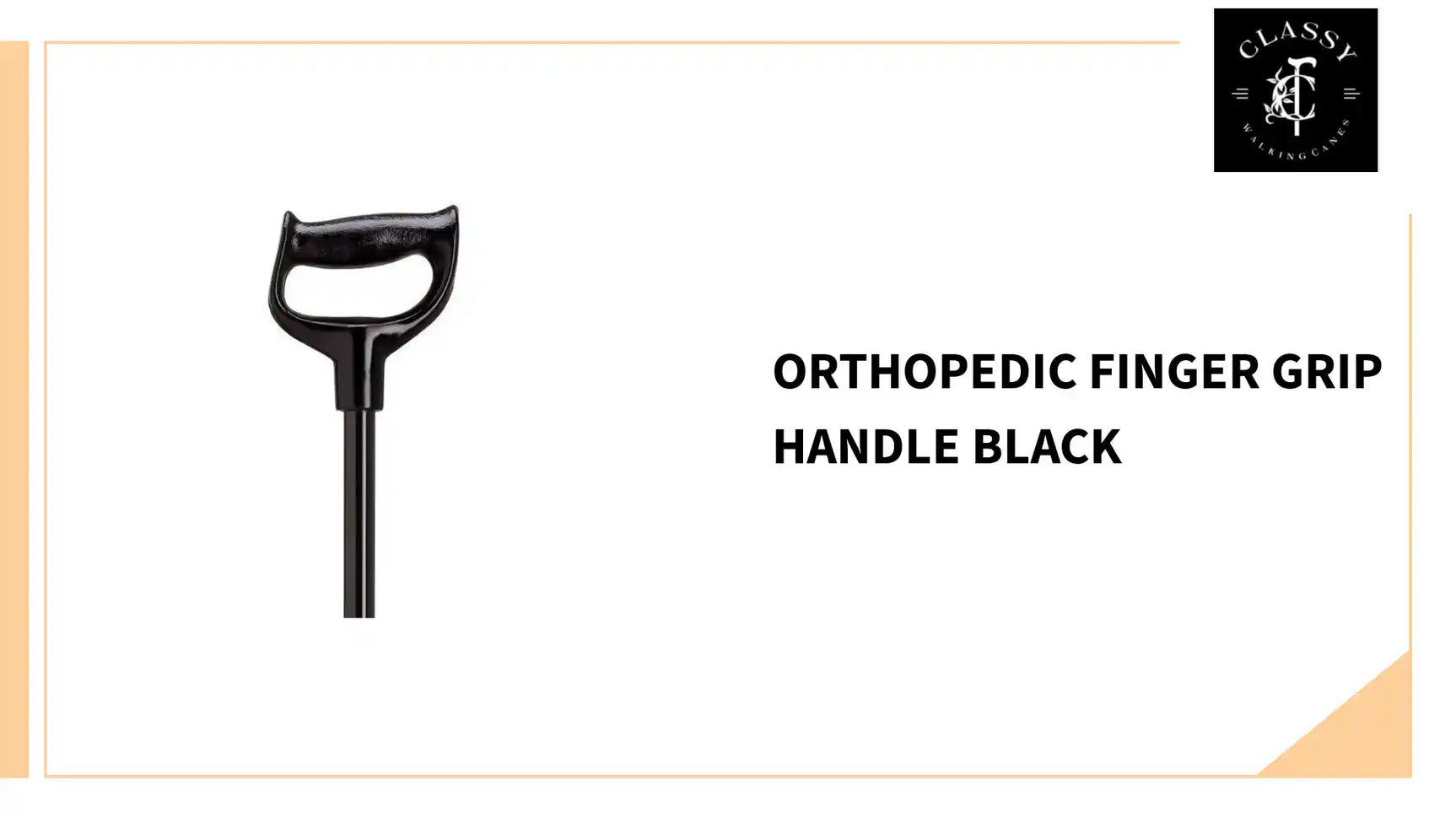 Orthopedic Finger Grip Handle Black by@Outfy