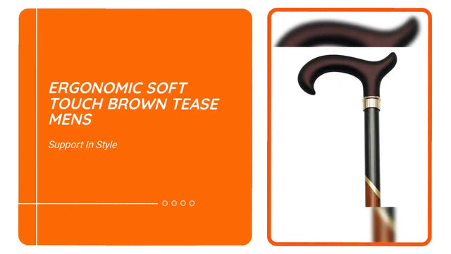 Ergonomic Soft Touch Brown Tease Mens by@Outfy