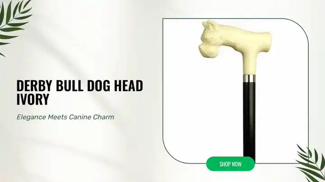 Derby Bull Dog Head Ivory by@Outfy