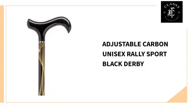 Adjustable Carbon Unisex Rally Sport Black Derby by@Outfy