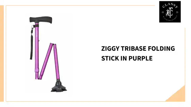 Ziggy Tribase Folding Stick in Purple by@Outfy