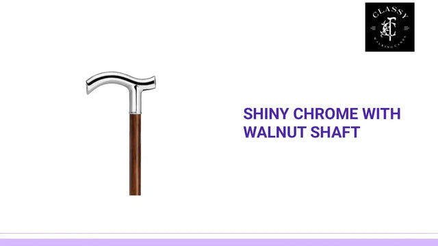 Shiny Chrome with Walnut Shaft by@Outfy