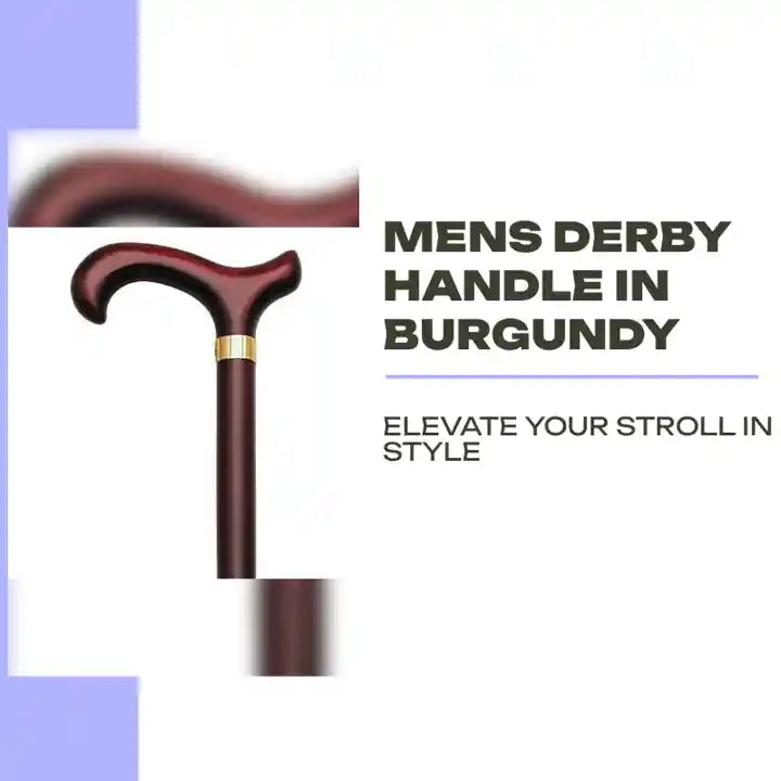 Mens Derby Handle in Burgundy by@Outfy