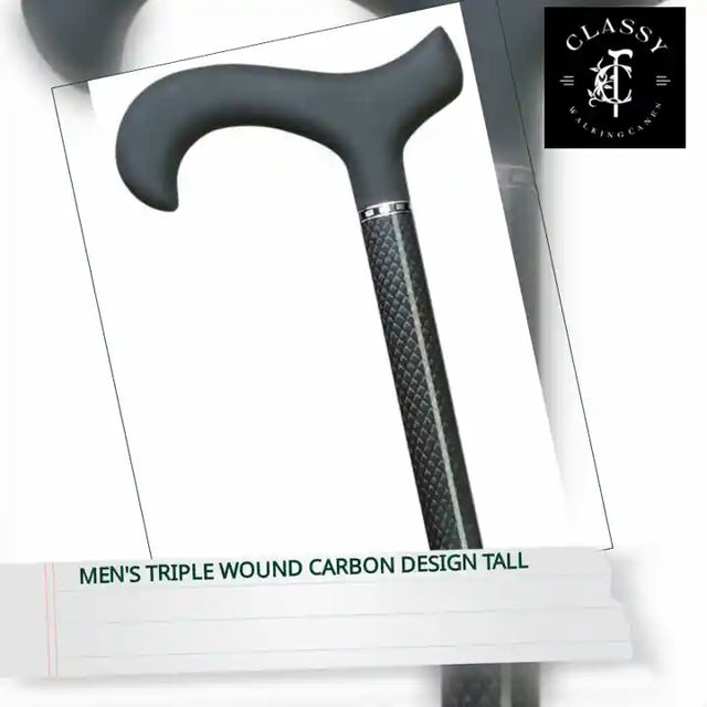 Men's Triple Wound Carbon Design Tall by@Outfy