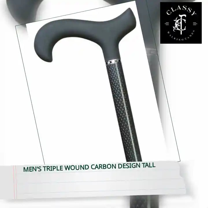 Men's Triple Wound Carbon Design Tall by@Outfy