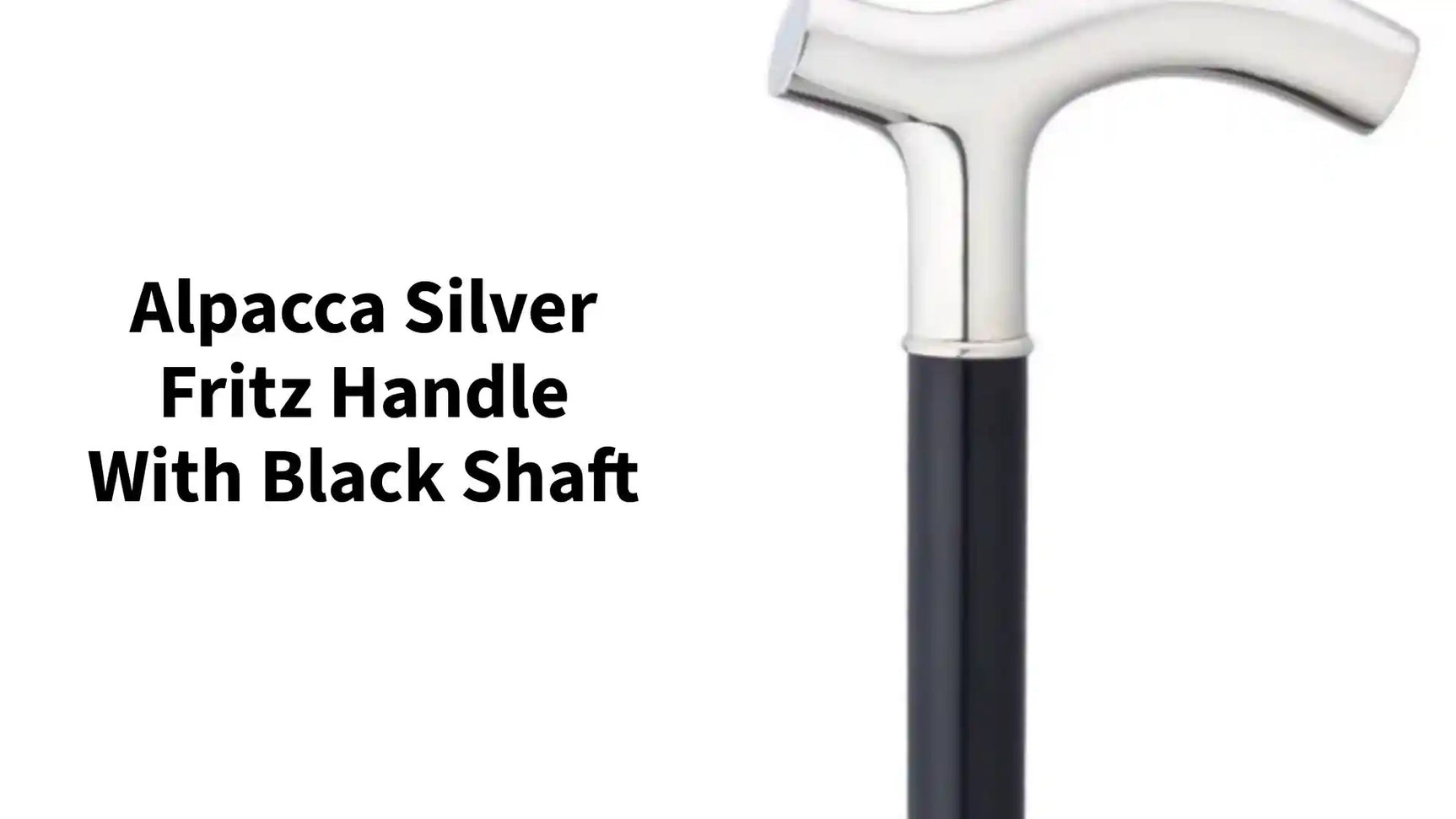 Alpacca Silver Fritz Handle with Black Shaft by@Outfy