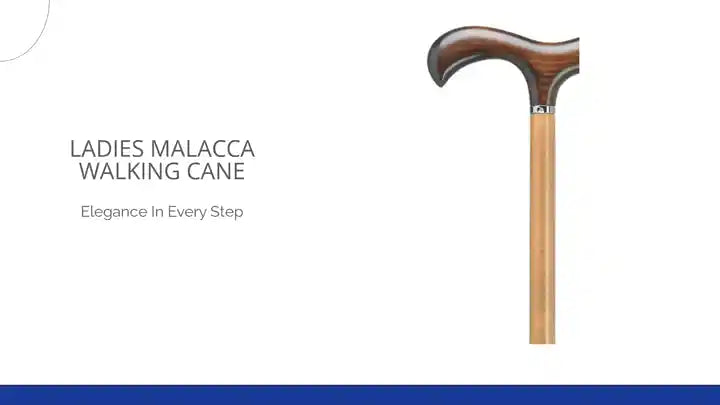 Ladies Malacca Walking Cane by@Outfy