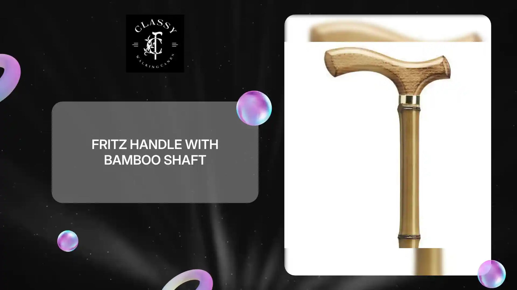Fritz Handle with Bamboo Shaft by@Outfy