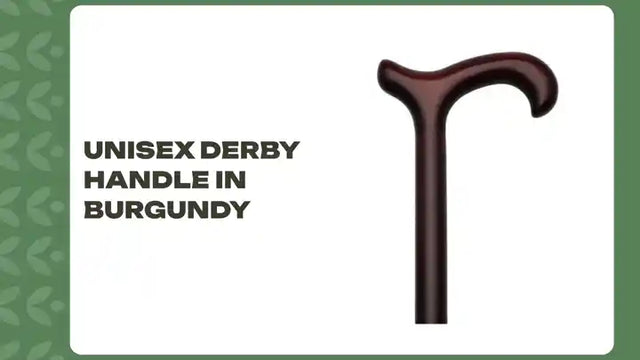 Unisex Derby Handle in Burgundy by@Outfy