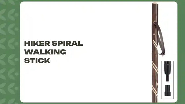 Hiker Spiral Walking Stick by@Outfy