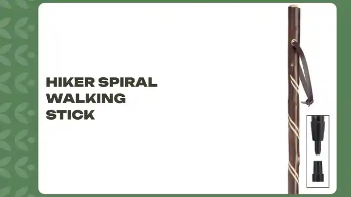 Hiker Spiral Walking Stick by@Outfy