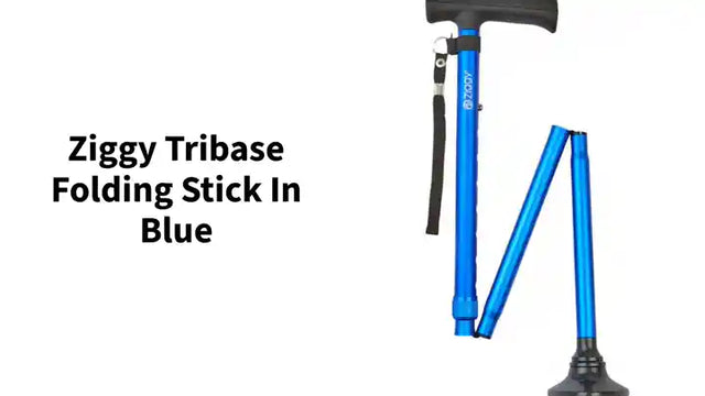 Ziggy Tribase Folding Stick in Blue by@Outfy
