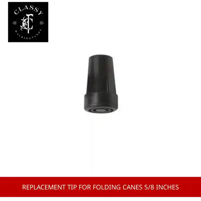 Replacement Tip for Folding Canes 5/8 inches by@Outfy